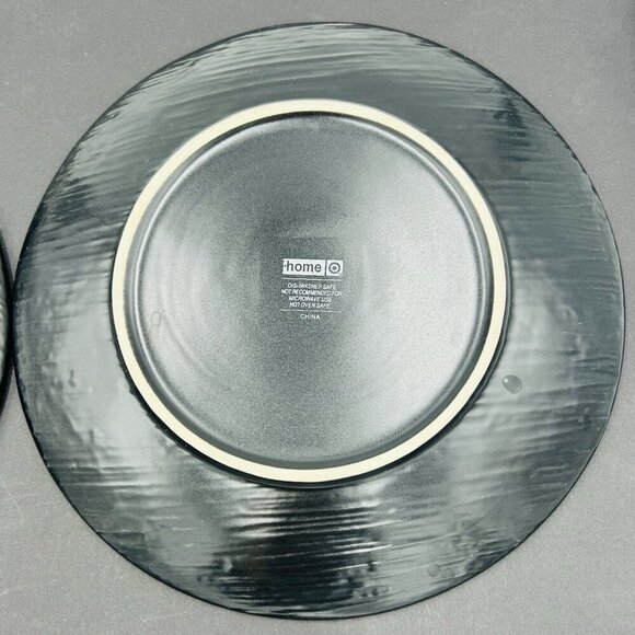 Target Home Red Black Solstice 9” Salad Plates Set of 2 - Picture 7 of 9